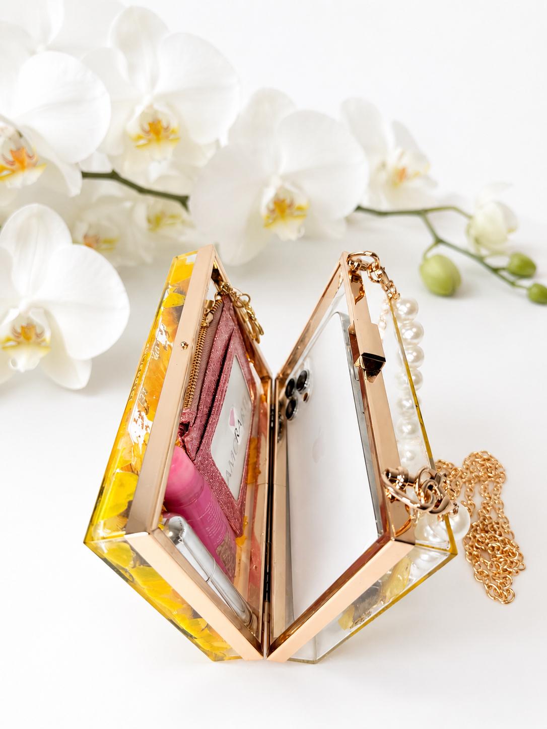 CARTERA DE GIRASOLES REALES SOL