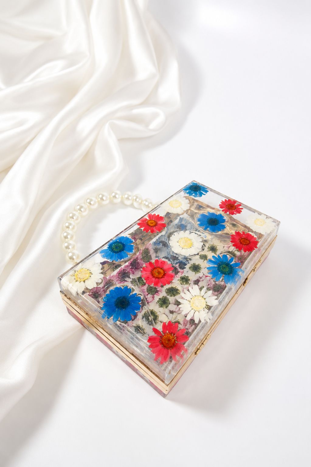 Cartera USA de margaritas reales + POPSOCKET