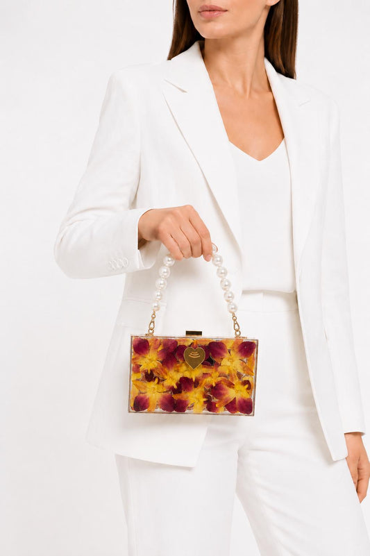 CARTERA INTELIGENTE  de Orquidea amarilla vibrante