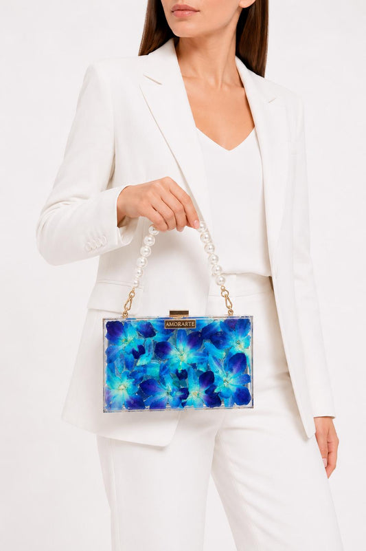 CARTERA INNTELIGENTE  de Orquideas Turquesa eterna